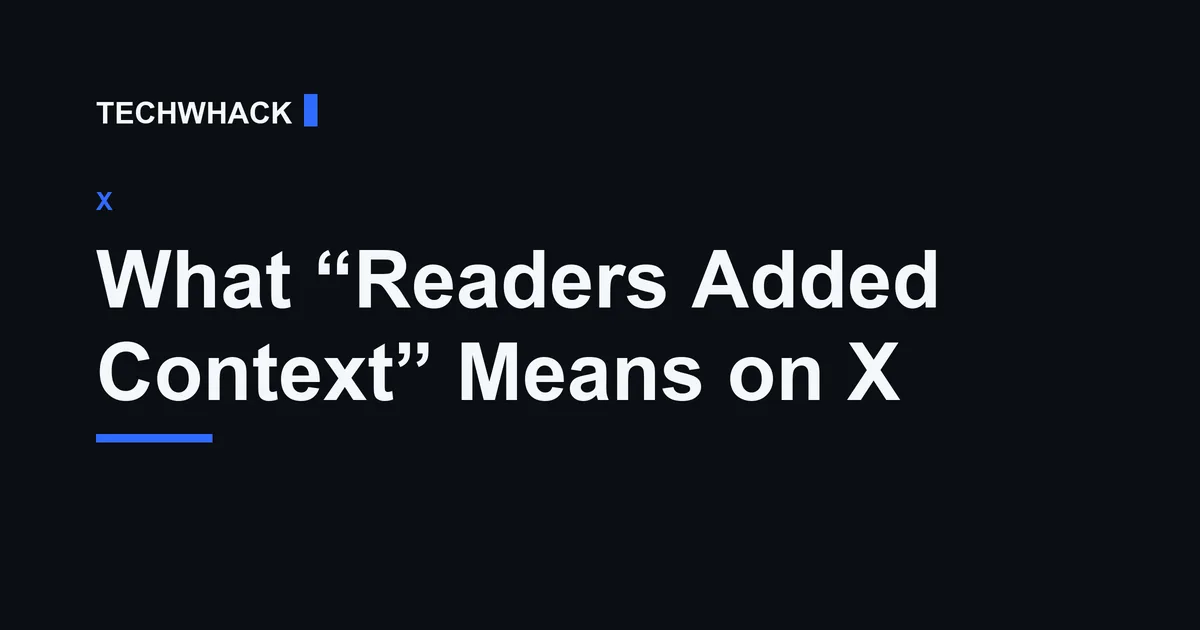 An X post with a Readers added context community note box below it